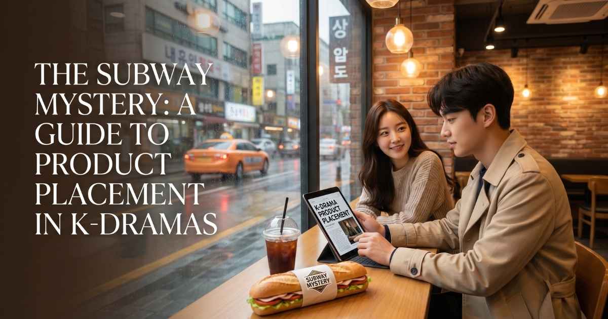 The Subway Mystery Why Do K-Drama Characters Eat Subway So Often